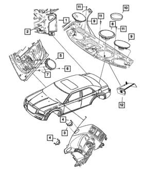 05030126ac Mopar Genuine Front Door Speaker 5030126ac 05030126ac Mopar Genuine Front Door Speaker 5030126ac