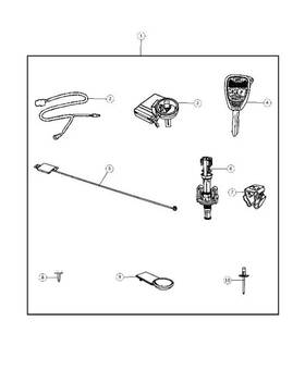 06034833 Mopar Genuine Snap In Nut 6034833