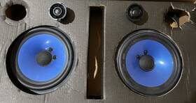 5091807aa Mopar 5091808ac 2013-2019 Fiat 500 Speaker Set With Tweeter Oem Part #