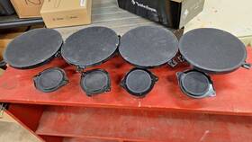 644.ch9217 Mopar Jeep Jk Wrangler Oem Set Of 8 Speakers And Tweeters 2018