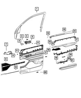 7cs741x8aa Mopar Genuine Speaker Grille Right
