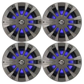 2xn652l Navatlas 4x N652l 6.5 Inch 2-way Waterproof 200w Rms Speakers With Blue Led Lights