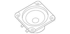 28152-et000 Nissan Genuine Inst Panel Speaker