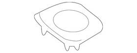 28177-9fd0a Nissan Genuine Speaker Grille