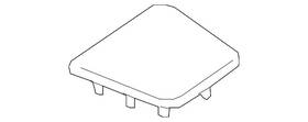 28198-5aa1a Nissan Genuine Speaker Grille