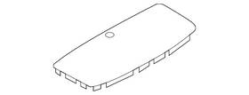 68720-1la1b Nissan Genuine Speaker Grille