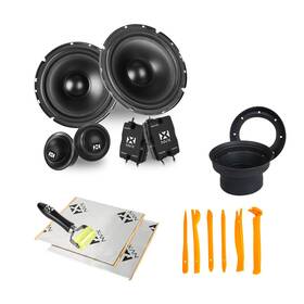 200w Nvx 671339721739 Nsp65kit Rms 6.5 Inch Component Speakers With Accessories