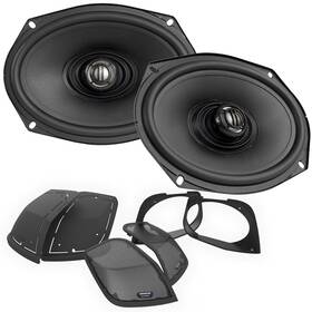 Xfhd69lk14 Nvx 6x9 Inch Saddlebag Lid Speakers And Cut-in Kit