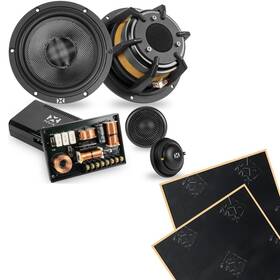Sdbsk2 Nvx Xqs65kit 300w Rms 6.5 Inch X-series 2-way Component Speakers With Sound Damping