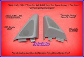 25706426 Oem Buick 00-05 Lesabre Gray Driver Side And Passenger Door Tweeter Speakers