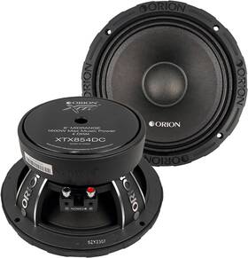 Xtx854dc Orion 8 Inch 400w Rms 1600w Max Midrange Dust Cap Speakers 4-ohm Pair