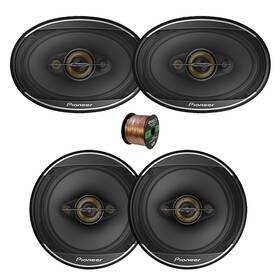 Tsa1688s-tsa6978s-eb16 Pioneer 6x9 Inch 650w Car Audio Speakers Pair 6.5 350w With Wire
