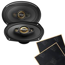 Ts-a6971f Pioneer Tsa6971f Sdbsk2 6x9 Inch A-series Coaxial Car Speakers With Sound Damping