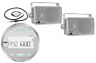 Plmr91us-ekmr1-plmr24s Pyle Silver Box Marine Speakers Bluetooth Aux Usb 604697403559