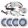 Plmrmbt7s-mrgb65s Enrock Pyle Marine Ch Bluetooth Amplifier Led Waterproof 799861389736
