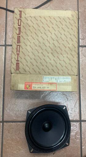 94464542500 Porsche Nib Genuine 944 968 Bass Loudspeaker Woofer