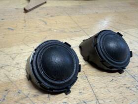 993.645.502.01 Porsche 1995-98 911 993 Door Speaker Tweeter Pair 99364550201 Oem