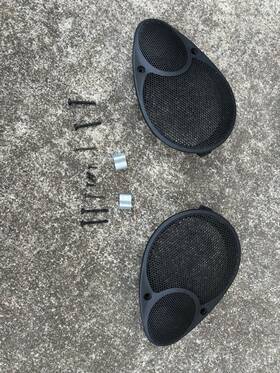 996.645.049.02 Porsche 911 Boxster 986 Front Speaker Covers