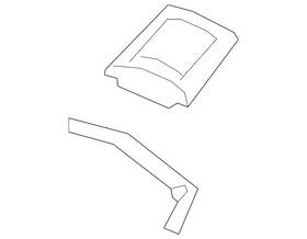 9y0-857-210-os1 Porsche Genuine Speaker Cover