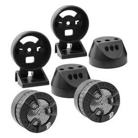 Power Acoustik 709483023994 Nb Series 1 Inch 250w 4 Ohm Polypropylene Dome Tweeters