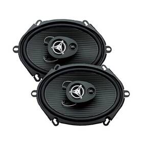 Ef-573 Power Acoustik 5 Inch X 7 500w 3-way Full-range Coaxial Car Speakers Pair
