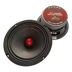 Pr-654 Power Acoustik Pr654 300 Watt Pro Audio 6.5 Inch Mid-bass Drivers Speakers 6-1/2