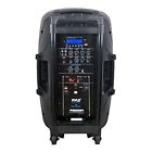Pphp1235wmu Pyle Portable Bluetooth Pa Speaker System Readers 068888769938