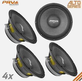 10mr650a4four Prv Audio 4 10mr650a-4 10 Inch Alto Series Shallow 4-ohm Midrange Speakers Four
