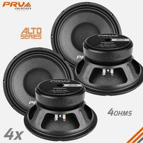 10w650a4four Prv Audio 4 10w650a-4 10 Inch Alto Series Pro Car Woofer Drivers Four