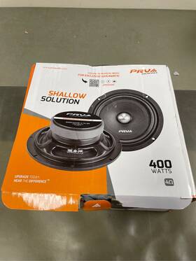 8mr400b-4 Prv Audio 8 Inch Shallow Midrange Buller Speaker Slim 4 Ohm
