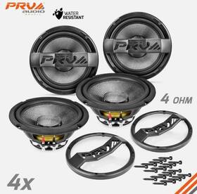 8mr500cfndy4two Prv Audio Two Pairs Of 8mr500cf-ndy-4 8 Inch Neodymium Midrange Speaker 4 Total