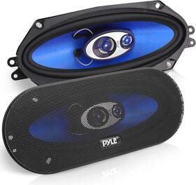Pl410bl Pyle 300w 4 Inch X 10 3-way Universal Car Stereo Speakers Open Box