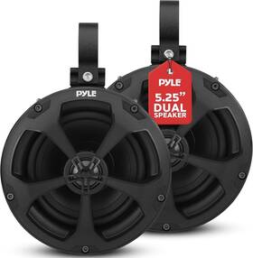 Plutv53bta.5 Pyle Active Bluetooth Speakers 5.25 Inch 2-way Waterproof Marine Grade Off-road Atv
