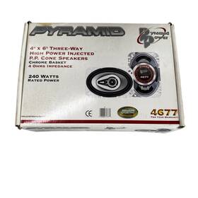 P6902 Pyramid Vintage 4x6 Three Way 250watts Brand New