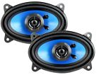 Qp4x6 Power Watt Blue Car Audio Coaxial Stereo Speakers 813177023006