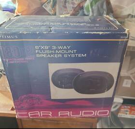 12-1739 Radioshack Optimus 180 X 2 6 Inch 9 3-way Car Speaker System New In Box