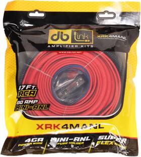 Xrk4manl Ramko Db Link 4 Gauge Super Flex Mini Anl Amplifier Kit