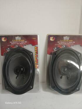 Aw-669sp Raptor 1 Pr. 6 Inch X 9 Replacement Dual Cone Speaker 75 Watts 4 Ohms New
