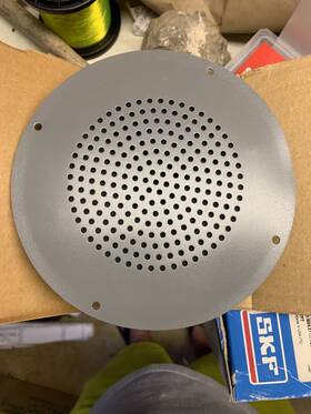 230002 Rei 5 Inch Speaker W 6 1/2 Grey Grill 30 Watt 4 Ohm