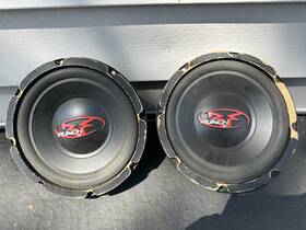 Rfz-2808 Rockford Fosgate Pair Of 8 Inch Subwoofers 4 Ohm 200w Max