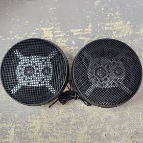 Rockstar Rts-525 Rst-525 5 Inch Three-way Speakers 80oz Magnet 8 Ohm Pair Made In Taiwan