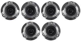 Rockville 613815741251 6 Rt5 2.8 Inch Aluminum Car/pro Tweeters W Titanium Diaphragm Kapton Vc