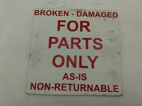 644.rv1402 Rover As Is Land Discovery 2 Ii Rear Tailgate Stereo Subwoofer Fits 98-04