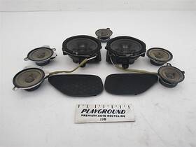 644.sa1r10 Saab 9-3 Stereo Speaker Set Of Seven 7 Sedan 04 05 06 07 08 09 10 11