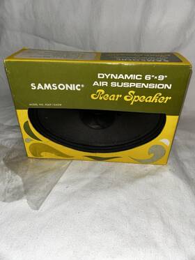 Ks69-10asw Samsonic Nib Vtg Dynamic Air Suspension Rear Speaker Japan Cone Tweeter 8 Watt