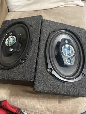 Hd57684 Scosche 6 Inch X 8 Speakers 200 Watts Peak 50 Rms With Box Speaker