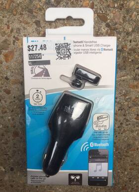 Hfm-g1k Sondpex Bluetooth Handsfree Earphone And Smart Usb Charger Black New Nib