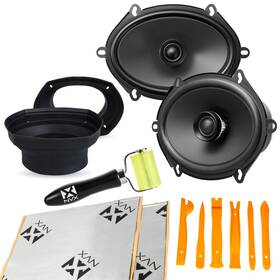 Sony Xs680gs 160w 6x8 Inch Gs Series 2-way Coaxial Speakers 2 Pairs
