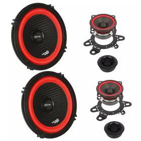 V6525c Speakers Cerwin-vega 3-way Component 6.5 Inch Woofer 1 Tweeter 2.5 Mid