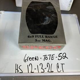 A69cf3 Speco 1 Nos - 8ohm Speaker Oval 6x9 Vintage